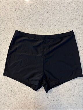 cloud island Black Women's Swim Trunks